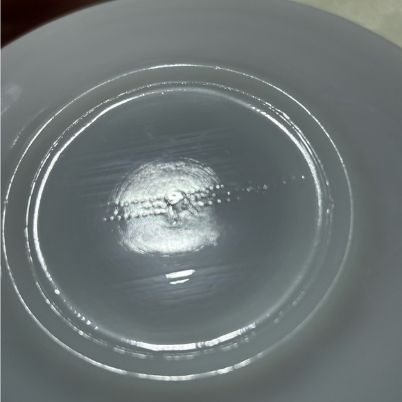 Vintage 1940’s Hazel Atlas Cup and Saucer, Sugar Dish and Creamer - Brick/Coral - Picture 15 of 16